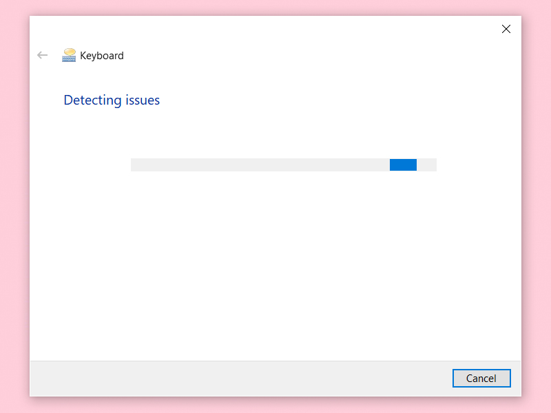 Qu&aacute; tr&igrave;nh kiểm tra đang diễn ra